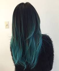 23 Blaugrun Haare Farben Bringen Sie Ihre Innere Meerjungfrau Blauw Ombre Haar Kapsels Blauw Haar
