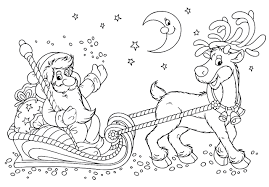Cadeau de noel traineau dessin. Traineau Pere Noel Imprimer Gallery