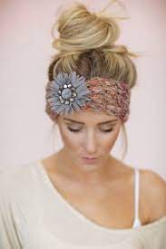 Boho Bride Hairs Fashion And Style Headband Hairstyles Glamorous Hair Boho Knit Headband