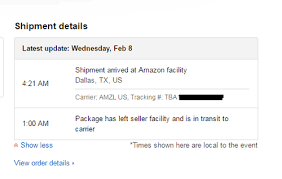 If an order includes select track package next to your order. Carrier Amzl Us Tracking Amazon Shipment Thepicky