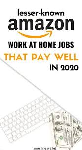 Pin On Maybe Online Jobs In 2020 Amazon Work From Home Work From Home Careers Work From Home Jobs
