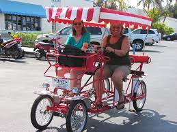 4 Seater Surreys Siesta Key Bike Rental Gulf Coast Florida
