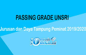 Nah sesuai judulnya, disini saya coba berikan data peserta yang lolos sbmptn di unsri tahun. Passing Grade Unsri Jurusan Dan Daya Tampung Peminat 2019 2020