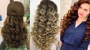 Curly Hairstyles For Christmas Party Holiday Inspired Curly Hairstyles Http Bit Ly 2tbqgov Wedding Wedding Curly Hair Styles Party Hairstyles Hair Styles