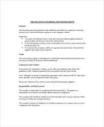 Both take care of themselves when functioning properly, and neither are, strictly speaking, necessary. Free 9 Sample Travel Policy Templates In Ms Word Pdf