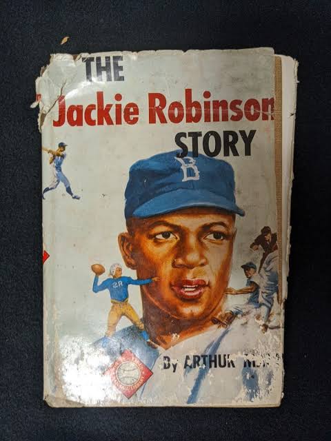 Vintage Baseball 1950 THE JACKIE ROBINSON STORY Hardback Book Brooklyn RARE