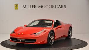 Used 2015 ferrari 458 spider for sale. Pre Owned 2015 Ferrari 458 Spider For Sale Special Pricing Pagani Of Greenwich Stock 4483a