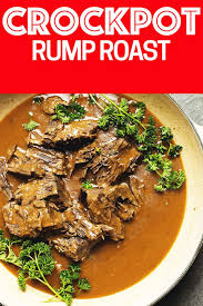 Instant pot pot roast is tender and flavorful. Rump Roast Crock Pot Or Pressure Cooker Low Carb With Jennifer Rump Roast Crock Pot Recipes Crockpot Rump Roast Rump Roast Recipes