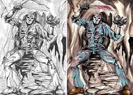 Ready player one is a 2018 american science fiction adventure film produced and directed by steven spielberg, and written by zak penn and ernest cline, based on cline's 2011 novel of the same name. Rapid Draw Of Jason Voorhees In Prashant Kmr S My Artworks Comic Art Gallery Room