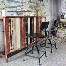 Metal bar stools go particularly well with a basement bar or a kitchen with modern decor. Bar Stools Vintage Bar Stool Industrial Metal Design Wood Top Adjustable Height Swivel M9i3 Home Garden
