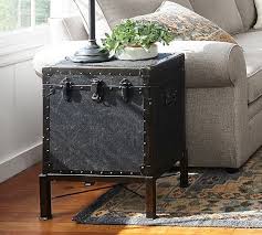 A coffee table from the old creamery furniture co. Ludlow 18 5 Trunk End Table Pottery Barn