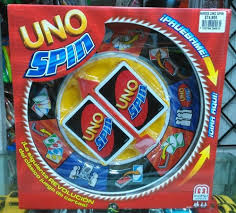 1 rueda uno spin 112 cartas uno spin instrucciones medidas: Juego De Mesa Para La Familia Uno Spin Marca Mattel Original Mercado Libre