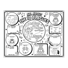 Every week, thousands of churches use our bible lessons, craft ideas, printable resources, and coloring pages to teach kids the christian faith. Plagues Coloring Page Passover Haggadah By Kehillat Israel