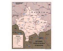 Shot from above, hands open a map of europe. Maps Of Kosovo Collection Of Maps Of Kosovo Europe Mapsland Maps Of The World