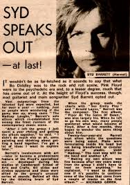 Galactic Ramble: Syd Barrett: 'a lot of ideas I want to explore'