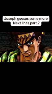Joseph Guesses Jobros Next Lines in JoJo's Bizarre Adventure