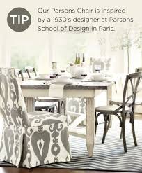 Narrow by dining chair sets. Parsons Chairs By Ballard Designs White Dining Room Grey Dining Room Decor