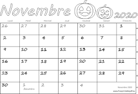 Calendrier Mensuel A Imprimer Novembre 2020 Gratuit Pdf Imprimable Calendrier des sorties circuits de novembre 2020. calendrier mensuel a imprimer novembre