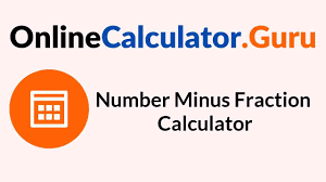 The fraction calculator will reduce a fraction to its simplest form. Number Minus Fraction Calculator Online Calculator Tool