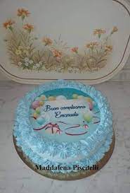 Torta Decorata Con Panna Compleanno Compleanno Pompiere Compleanno Decorazioni Con Panna