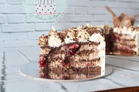 Un Classique Revisite La Foret Noir Les Delices De Oumi By Sarah Gateaux Et Desserts Recette Fraisier Foret Noire