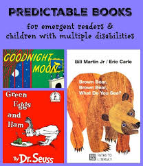 Predictable Books Multiple Disabilities Preschool Books Emergent Literacy