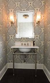 Bold colors or subtle colors. Glamorous Bathrooms With Wallpaper Glamorous Bathroom Powder Room Small Small Bathroom Wallpaper