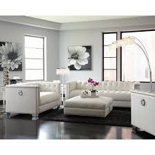 Hailey Contemporary 3 Piece Living Room Set Silver Living Room Sets White Furniture Living Room White Living Room Set