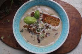 Cauliflower Mushroom Cream Soup Vegan Recipe Vegane Krause Glucke Creme Suppe Mit Rezept Krause Glucke Rezepte Tofu