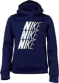 Amazon Com Nike Kids Girl S Therma Pullover Hoodie Gx2 Little Kids Big Kids Sweater And S In 2020 Pullover Sweatshirt Hoodie Nike Women Outfits Hooded Pullover