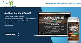 Pour Tous Vos Projets De Creation Site Web Dynamique Site Vitrine Boutique En Ligne L Equipe Tunisip Web Vous Conseille Et Vous Accompagne Dans