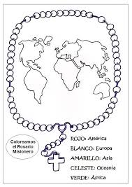 Aparte de enseñar a los niños a pintar, los dibujos para colorear también son una herramienta ideal para que los niños ejerciten su motricidad fina. El Rosario Misionero Dibujo Para Pintar Imagui