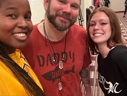 Behind the scenes- Sock it to 'em Santa! At the @polyspree Holiday  Extravaganza! Thanks @oooohnats for taking the video! I am usually never in  the videos or pics but here I am