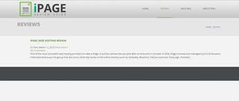 Ipage Reviews Website Hosting Hosting Web Hosting