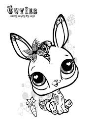 Little Pet Shop Buttercream Sunday Coloring Pages Bunny Coloring Pages Animal Coloring Pages Cute Coloring Pages