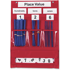 learning resources counting place value pocket chart