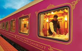 Beautiful Look Of Pink Royal Train The Golden Chariot Luxury Train Train Tour Train Travel