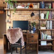 Wayfair offers thousands of design ideas for every room in every craft a stylish look in your home office using this industrial idea from dotted line. 75 Beautiful Industrial Home Office Pictures Ideas July 2021 Houzz