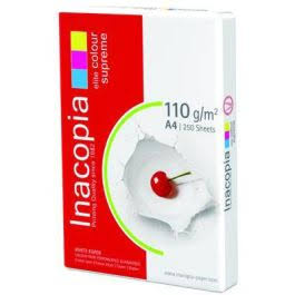  Lot de 5 Ramettes de papier blanc Inacopia A4 100g/m² 250 feuilles — Synapses Maroc