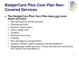 Ppt Badgercare Plus Core Plan Update Powerpoint Presentation Free Download Id 73312