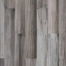 Comes in at eight by four the bamboo flooring system comes with a. Urban Gray Hand Scraped Locking Stranded Bamboo 1 2in X 5 5 16in 100274539 Floor And Decor