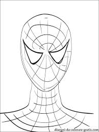 Disegno In Bianco E Nero Ritratto Di Spiderman Disegni Da Colorare