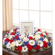 Maybe you would like to learn more about one of these? Cremation Wreath Alred White And Blue Mobile Al