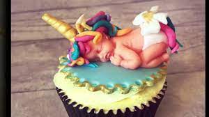 New Baby Unicorn Cake Decoration Unicorn Theme Baby Shower Cupcake Tutorial Easy Step By Step Mould Youtube
