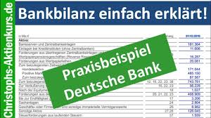 European central bank european central bank tel. Wie Liest Man Eine Bankbilanz Erklart Am Beispiel Deutsche Bank Youtube