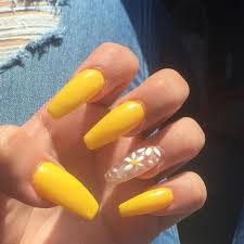 Coffin nails are basically very long shaped nails, resembling the design of a traditional coffin, if coffin nails in matte black and rhinestones. 35 Stylish Acrylic Nail Designs That You Have To Try This Year Matte Nails Coffin Nails Acrylic Nails 2018 Acrylic Nail Designs Yellow Nails Nail Designs