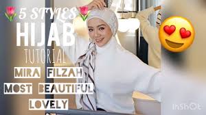 10 new styles hijab tutorial 2020 mira tutorial hijab mudah mira filzah ** stellar printed shawl. 5 Styles Hijab Tutorial Mira Filzah 2019 Latest Cute Lovely Hijab Tutorial Hijab Simple Hijab