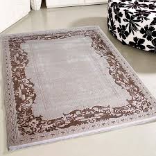Merinos teppich blumen wohnzimmerteppich waschbar in rosa creme grosse 140x200 cm oval in 2020. Designer Teppichlaufer Beige Ornament Bordure My4190 80x300 Cm