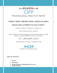 Financial publication the banker has named maybank islamic berhad as this year's global islamic bank of the year. Doc Credit Card Conventional Vs Islamic Issues And Alternative Solutions Hafiza Harun Academia Edu
