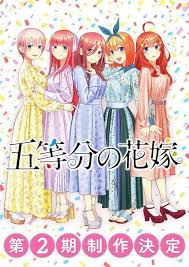Anilist Anichart On Twitter Winter 2020 Anime Chart 5 Toubun No Hanayome 2 Https T Co Mwabi1cjdu Https T Co Zm9olfswwu äºç­åã®è±å« äºç­åã®è±å«è¨å¿µæ¥ Https T Co Jijbdbbibp